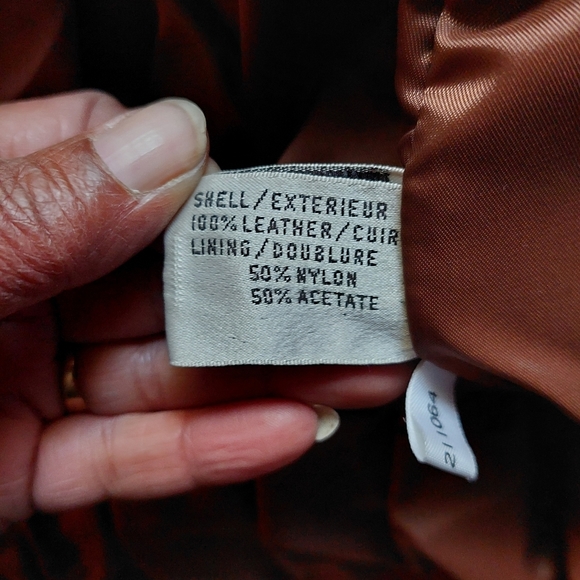 Vintage* B B Dakota Leather Jacket (Large) - Picture 15 of 16